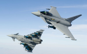 RAF No 11 Squadron Typhoon at Green Flag, USA
