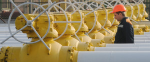 A duty employee of the Orlovka gas-compr