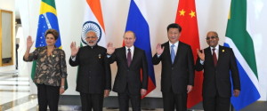 BRICS leaders pose during a family photo session ahead of G20 summit in Antalya, Turkey