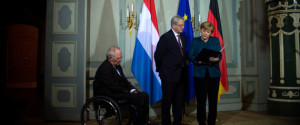 GERMANY-LUXEMBOURG-DIPLOMACY-EU-EURO