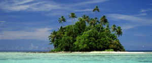 ISLET IN ROVIANA LAGOON, NEW GEORGIA, SOLOMON ISLANDS