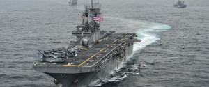 The amphibious assault ship USS Boxer transits the East Sea during Exercise Ssang Yong 2016 March 8, 2016. Ssang Yong 16 is a biennial combined amphibious exercise conducted by forward-deployed U.S. forces with the Republic of Korea Navy and Marine Corps, Australian Army and Royal New Zealand Army Forces. Picture taken March 8, 2016. REUTERS/U.S. Navy/Mass Communication Specialist Seaman Craig Z. Rodarte/Handout via Reuters THIS IMAGE HAS BEEN SUPPLIED BY A THIRD PARTY. IT IS DISTRIBUTED, EXACTLY AS RECEIVED BY REUTERS, AS A SERVICE TO CLIENTS. FOR EDITORIAL USE ONLY. NOT FOR SALE FOR MARKETING OR ADVERTISING CAMPAIGNS