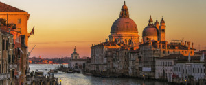 The Grand Canal at sunset