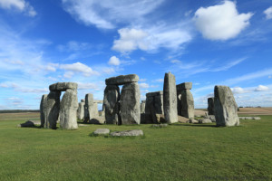 Stonehenge prehistoric monument in Wiltshire England.
