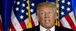 FILE - In this June 7, 2016 file photo, Republican presidential candidate Donald Trump speaks in Briarcliff Manor, N.Y. Powered by a solid triumph in California, Hillary Clinton seizes her place in history as the first women to  become a presumptive presidential nominee and sets out to unite a fractured party to confront Donald Trump. (AP Photo/Mary Altaffer, File)