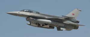 Turkish Air Force F-16 during Exercise Anatolian Eagle in Spain.