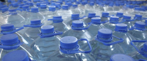 stack bottled water